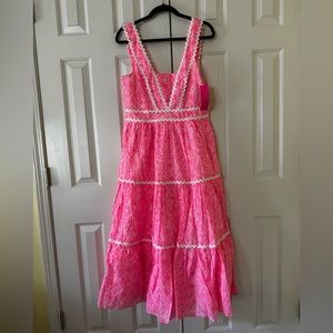NWT Lilly Pulitzer Pollie Midi Dress Size 10